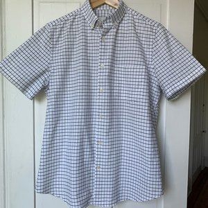 Steven Alan Oxford Short Sleeve Stripe Button Down